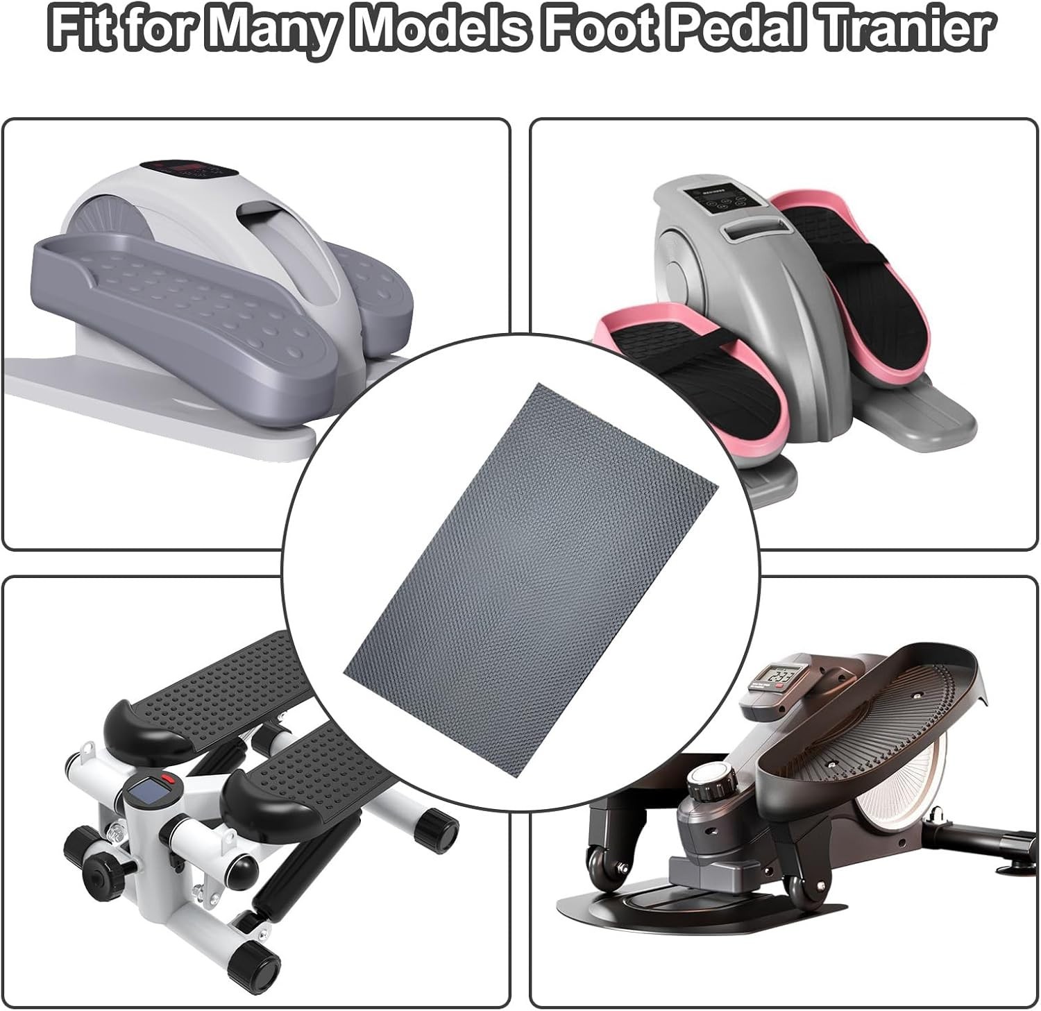 Non-Slip Mat, Apply to Under Desk Elliptical Peddler While Sitting, Perfect f…