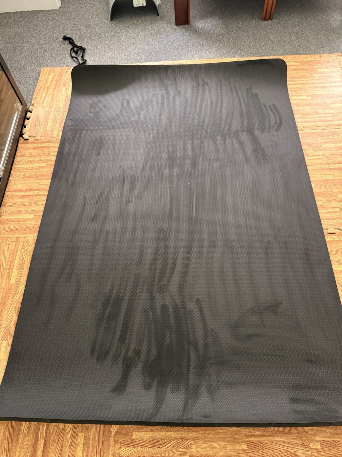 Hatha Yoga Large TPE Yoga Mat 6’X4’X1/2″ Extra Thick Non-Slip Exercise Mat – for