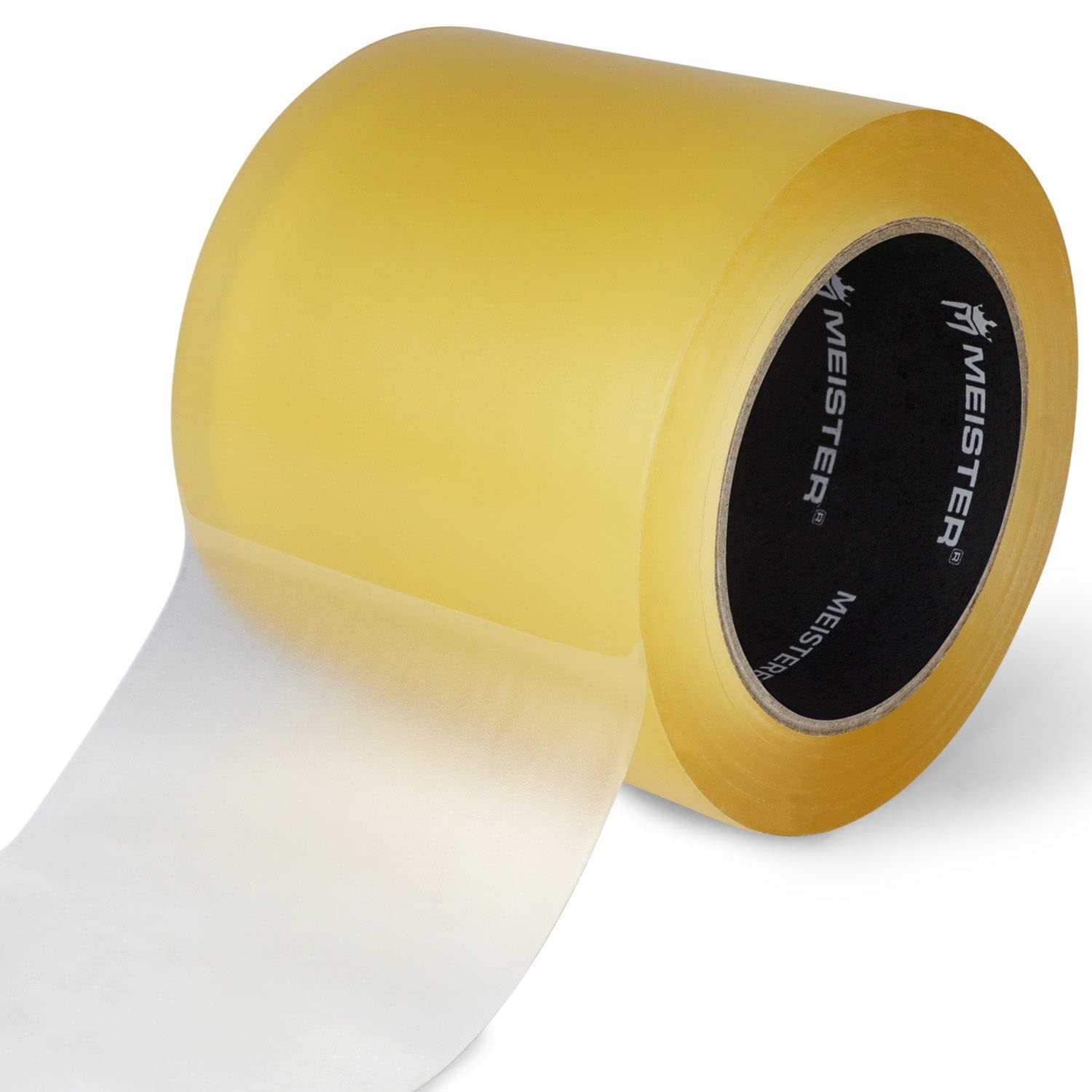 Meister Deluxe 8mil Mat 4″ Width x 84′ Length – 1 Roll, Clear / Transparent