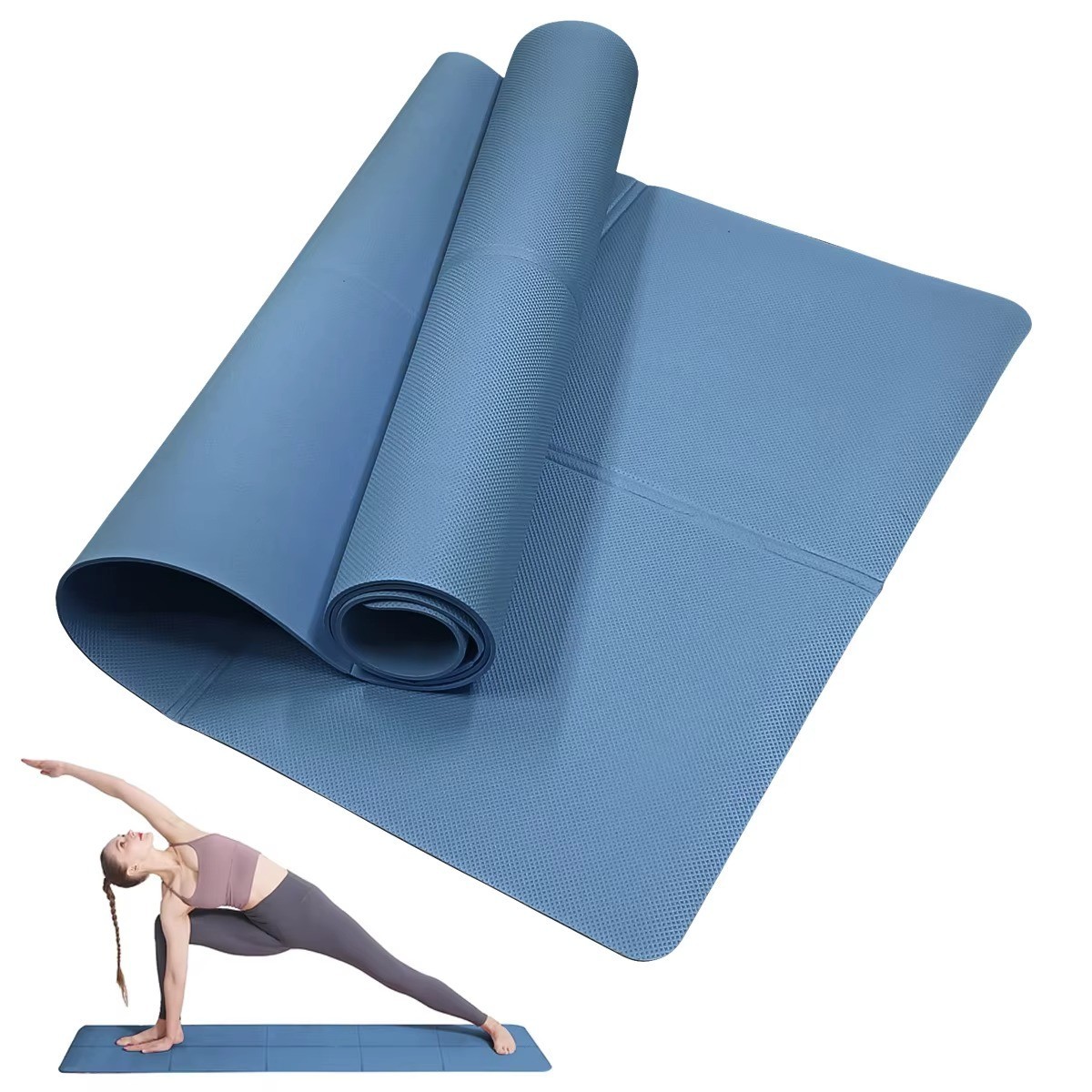 Thick Gym Exercise Mat Yoga Mat Pilates Workout Pad Non Slip Home Class Fitness*