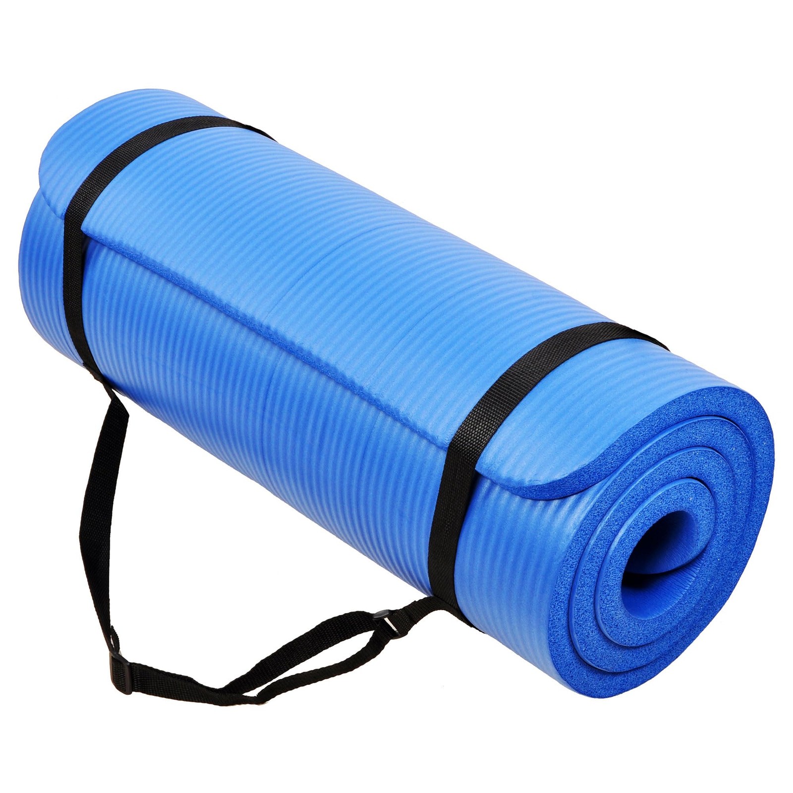 Signature Fitness 71 x 24 x 1-Inch Extra Thick High Density Foam Blue