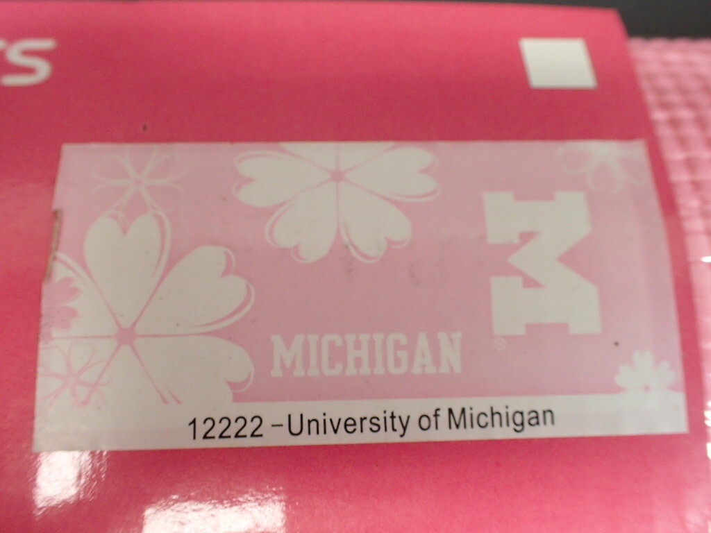 College Yoga Mat 3MM Thick Fitness Exercise Pad Gym 68×24 University of Michigan