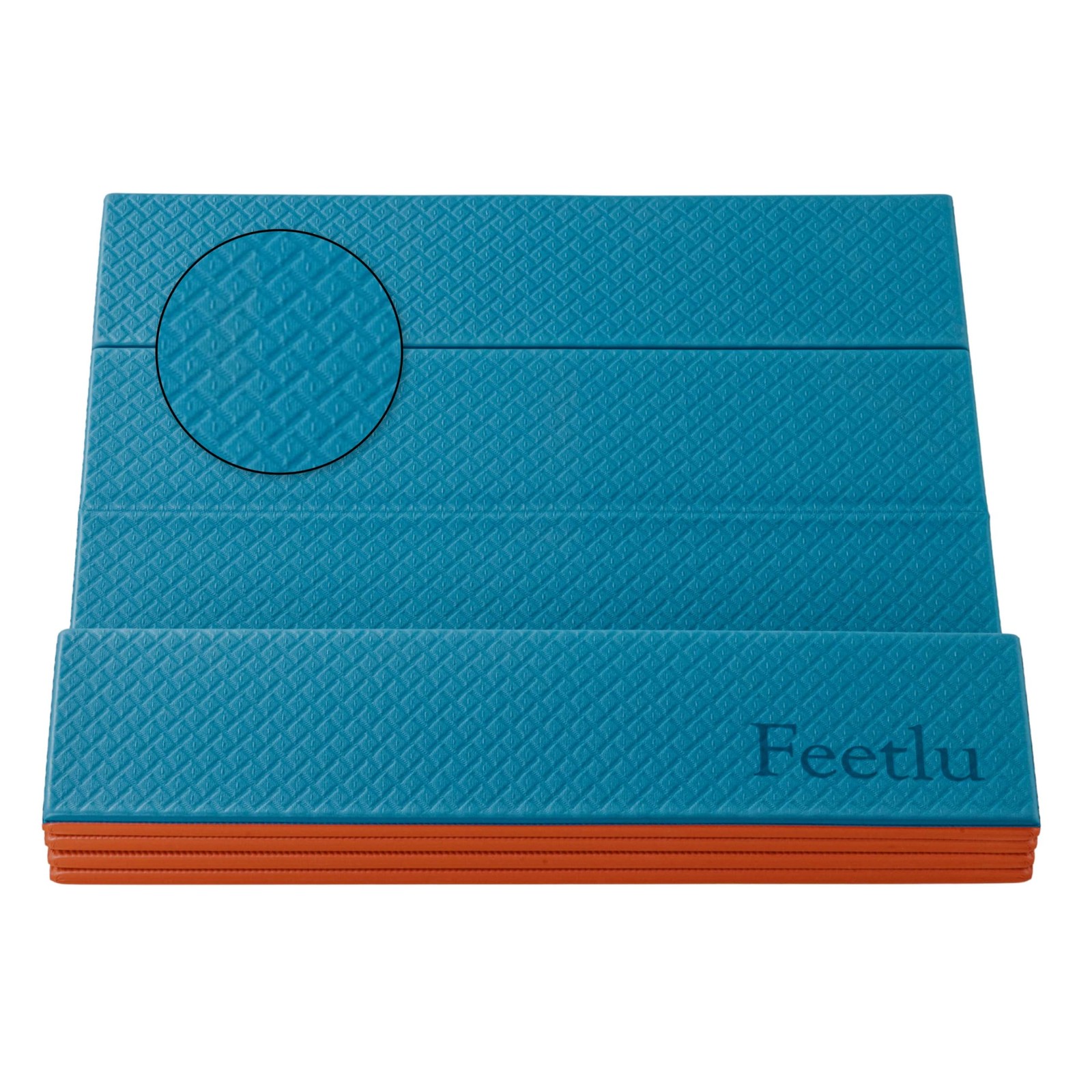 Foldable Yoga Exercise Mat, 6mm/8mm/10mm/12mm Thickness, 72 x 24 Inch – Light…
