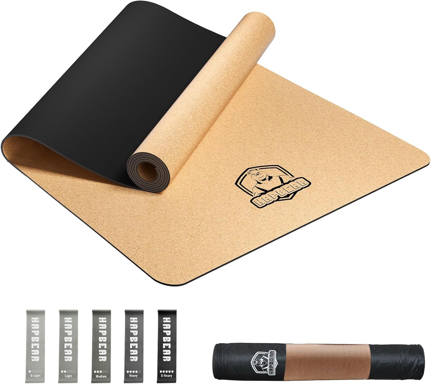 Large Cork Yoga Mat – 72″X36″ Wide Non-Slip for Home Workout, Yoga, Pilates & St
