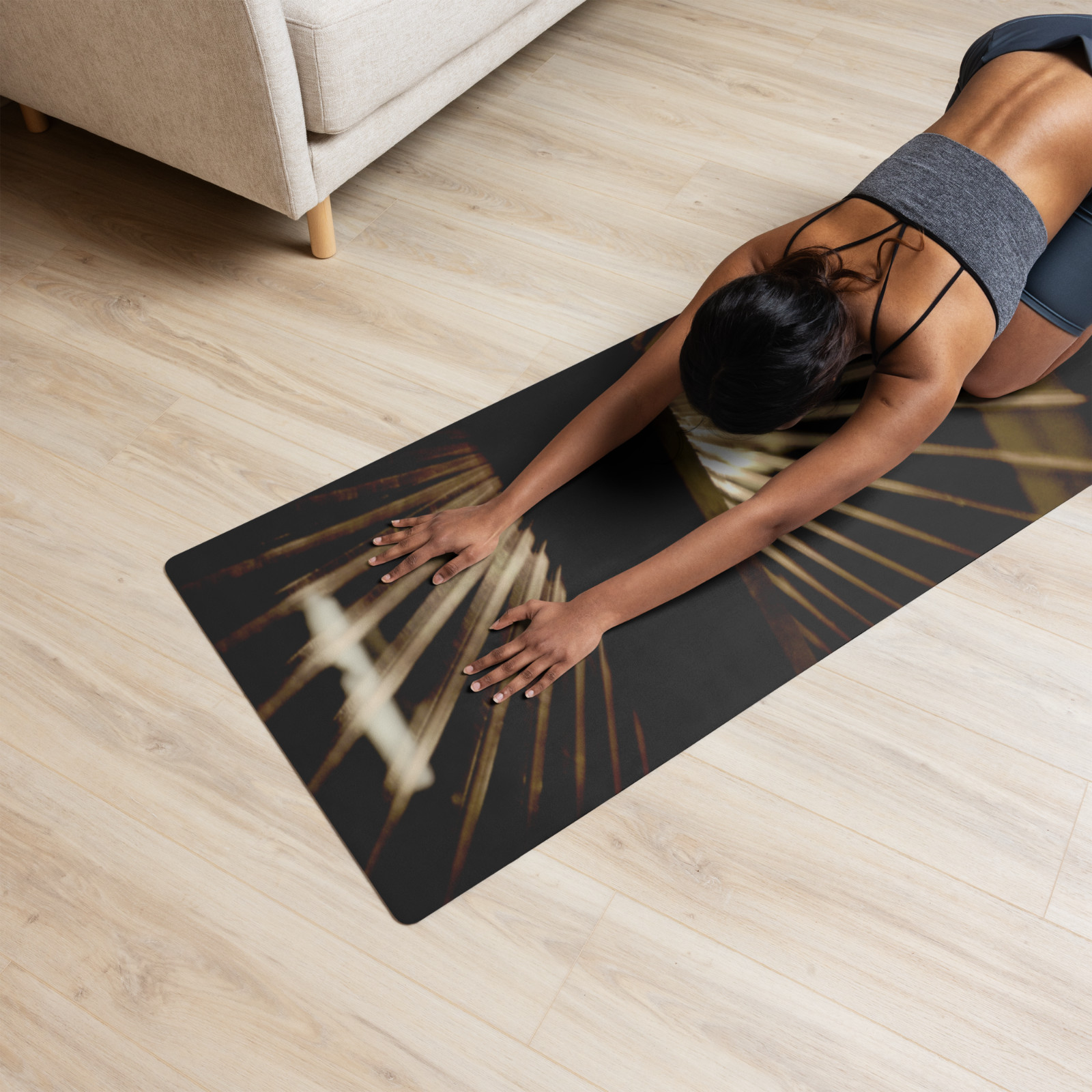 Yoga Mat Original Art Photo Surya,Salute,Sankrit – Limited Edition of 137