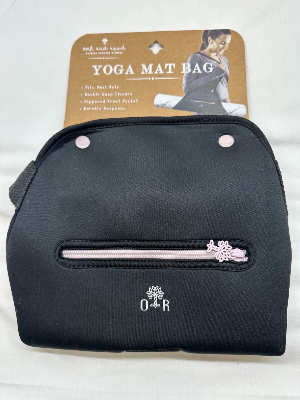Oak and Reed Yoga and Fitness Exercise Mat Set (24″x68″x4mm) – Sling and Bag