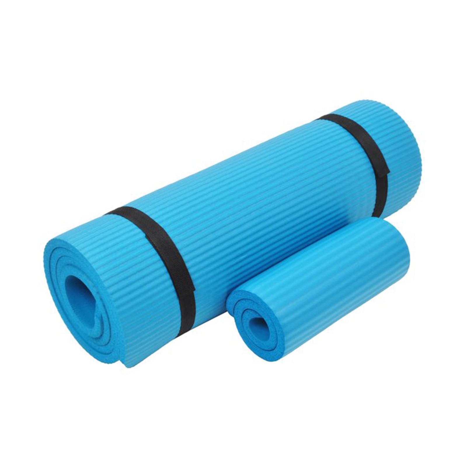 Extra Thick Yoga Mat and Knee Pad Set High Density
