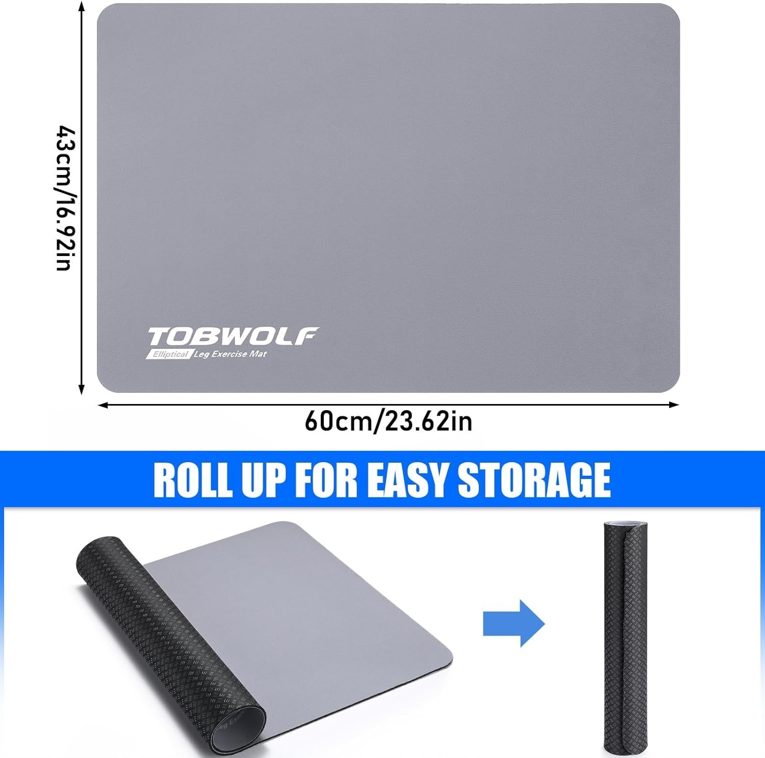 Non-Slip Mat for Under Desk Ellipticals – Stability & Floor Protection