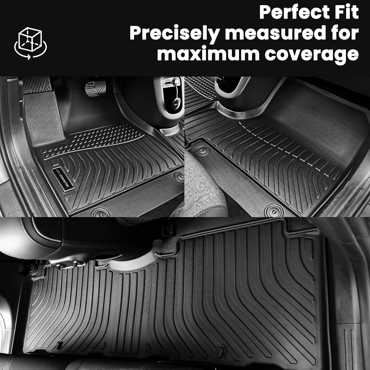 Auxko All Weather Floor Mats Cargo Mat with Backrest Mat for Honda Passport 2026