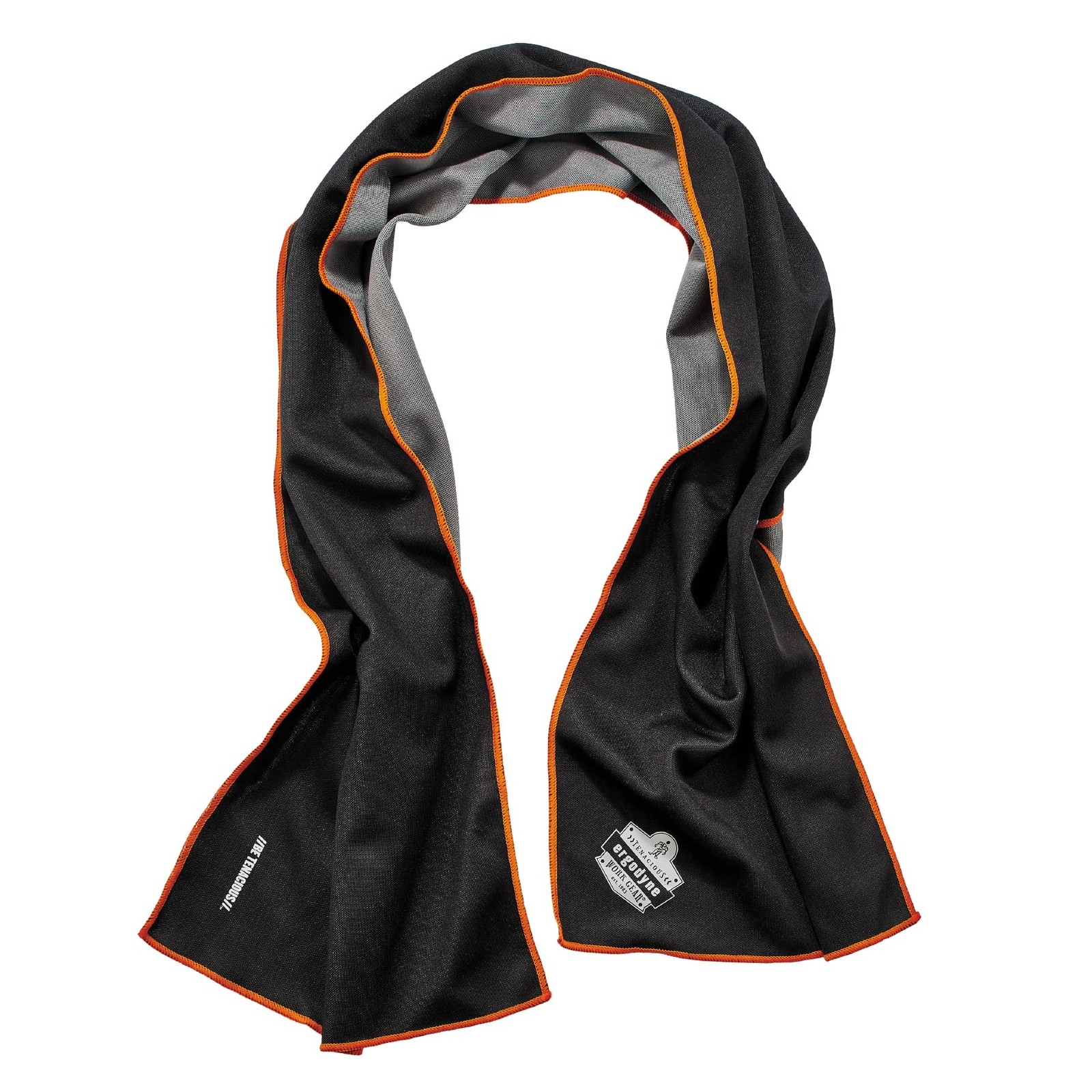Ergodyne Chill Its 6602MF Cooling Towel, Soft Microfiber One Size, Gray