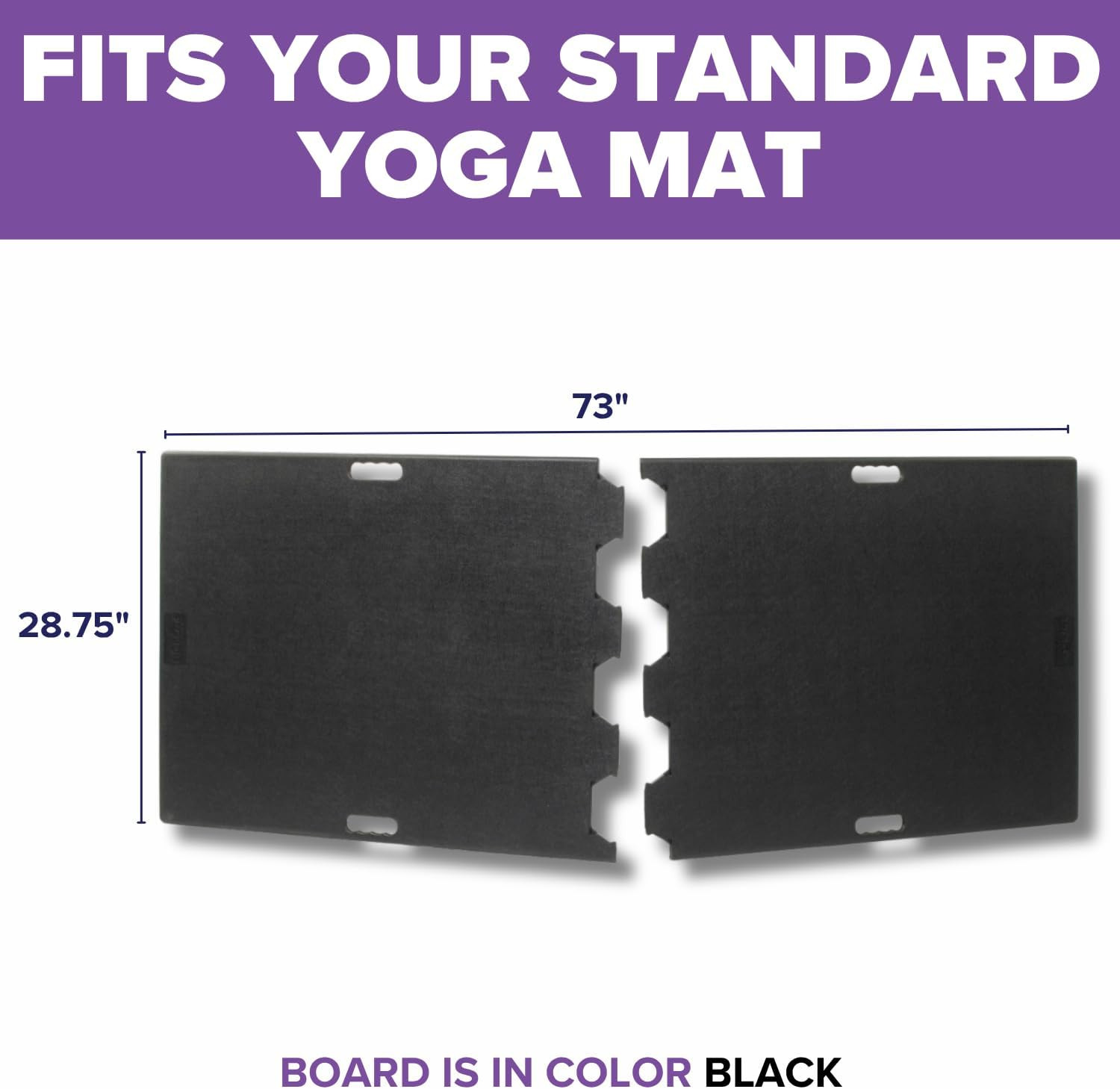 Yoga Mat Support Board – Portable Yoga Platform for Carpet, Grass & Uneven Surfa