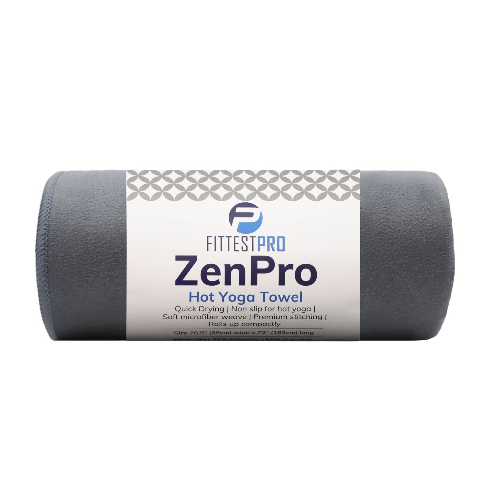 Non-Slip Hot Yoga Towel Super-Absorbent Microfiber for Bikram, Pilates, Yoga
