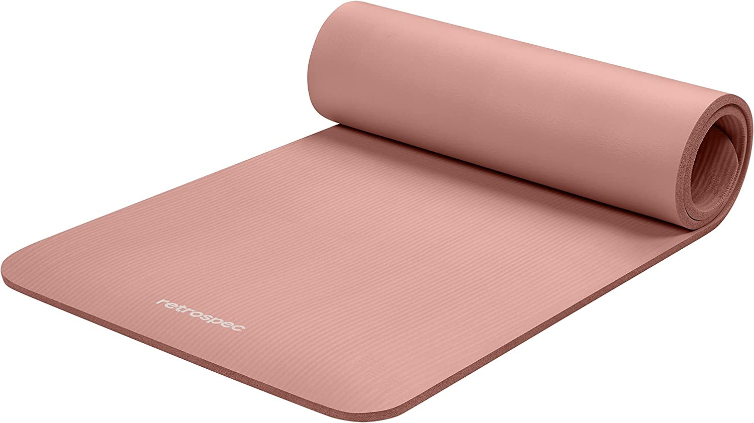 Solana Yoga Mat Thick 1/2In Non-Slip Workout Mat with Nylon Strap – 72X24In