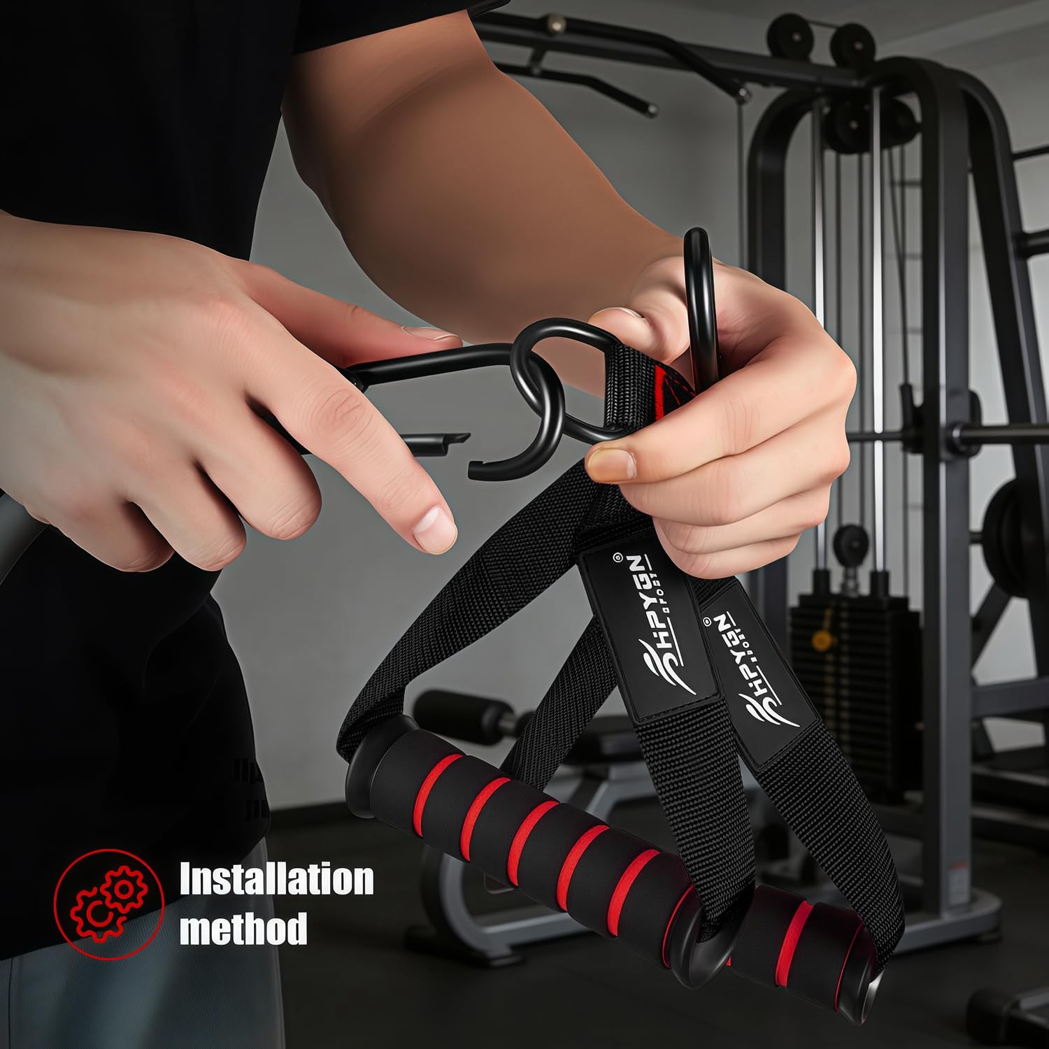 HPYGN Interchangeable Exercise Handle for Cable Machine