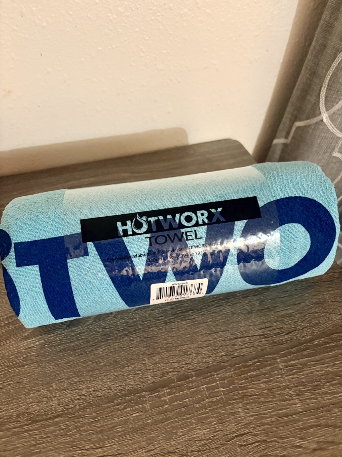 HOTWORX Yoga Mat Grip Towel 79 x 30 Mat Hot Yoga Towel Non Slip 2026 Blue New