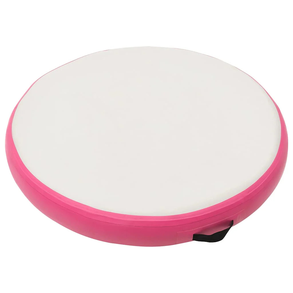 Gymnastics mat with pumps inflatable 100x100x10 cm PVC P