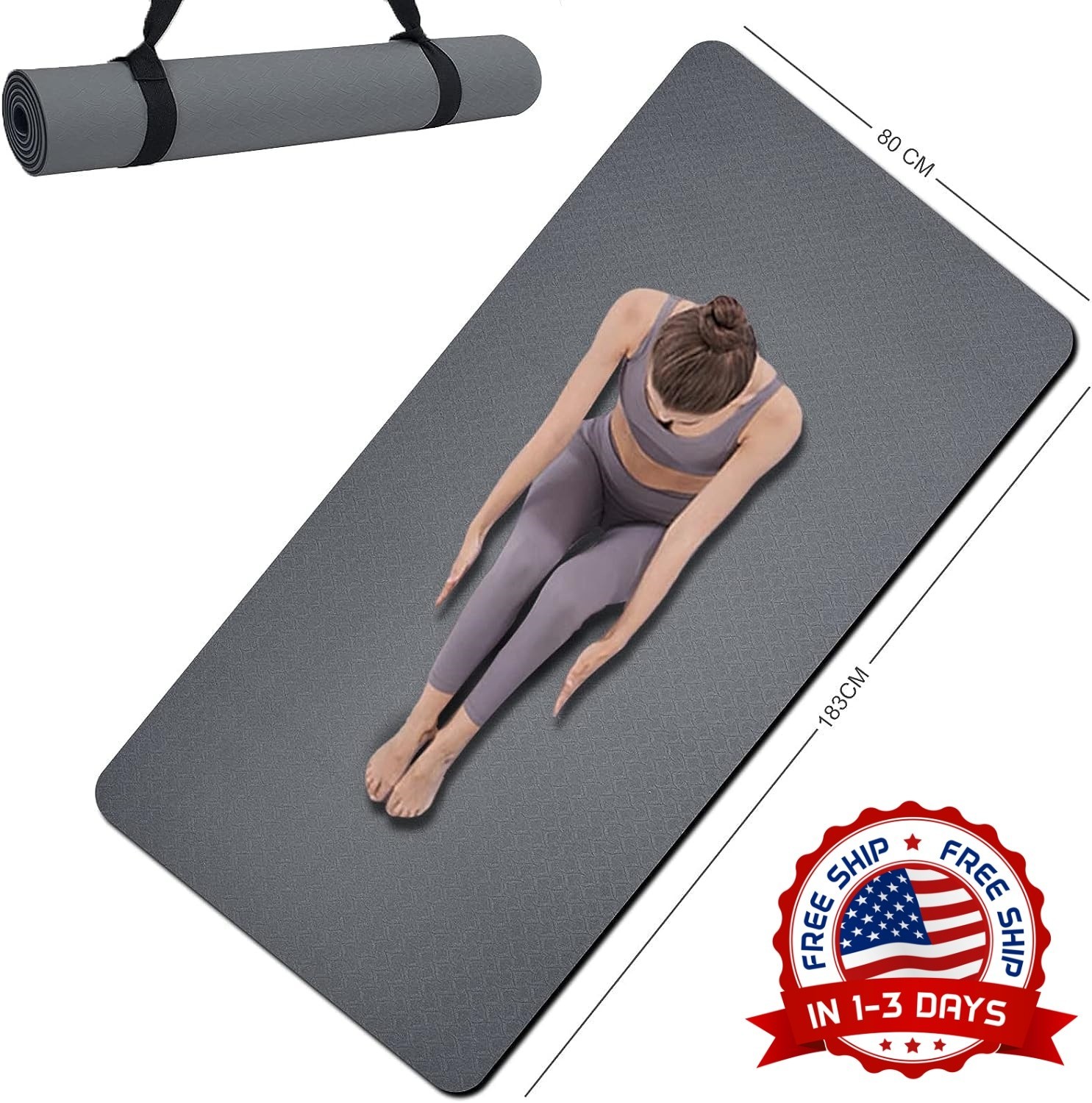 Colchonetas de yoga profesionales para entrenamientos en casa, yoga y pilates US