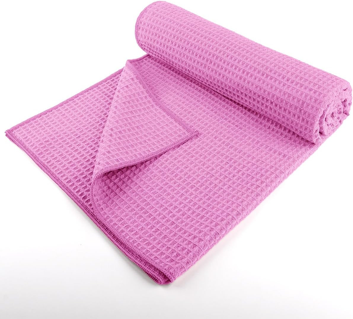 Hot Yoga Towels 2 Pack, (26.5″ X 72″) Non-Slip & Ultra-Absorbent Microfiber Yoga