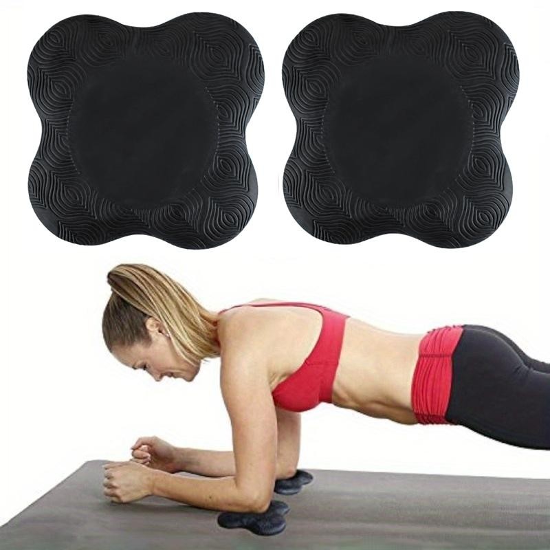 2pcs Tpe Yoga Knee Pad Thick Anti Slip Kneeling Mat Elbow Support Fitness
