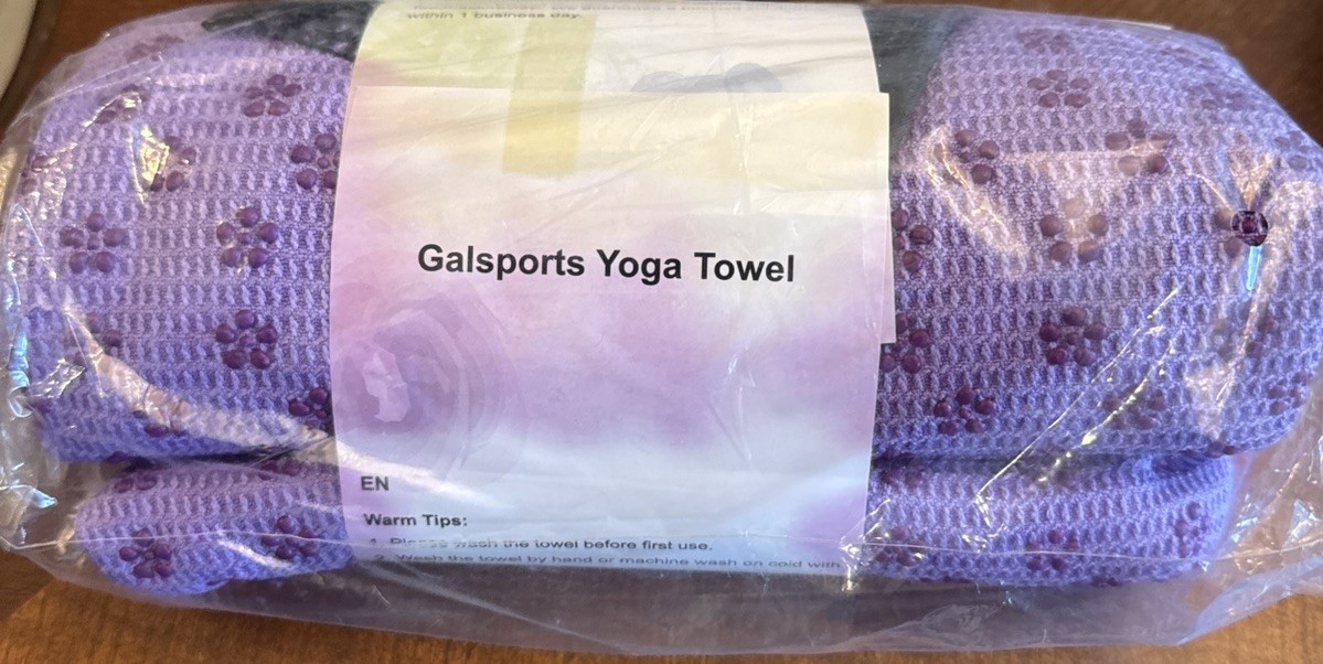 Non Slip Hot Yoga Towel for Yoga Mat, Sweat Absorbent Yoga Mat Towel, 100% Micro