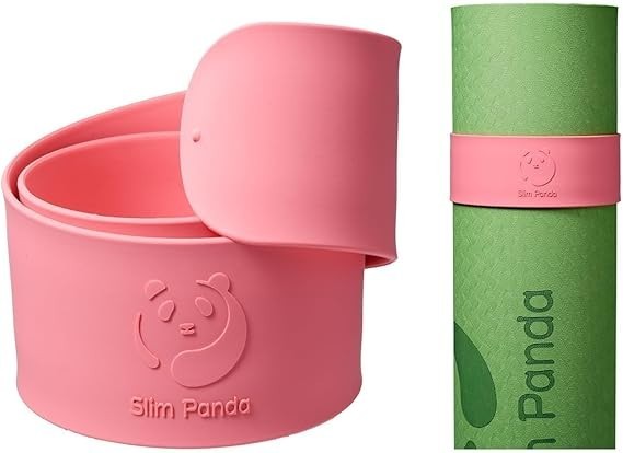 Yoga Mat Strap Slap Band, One Snap Keeps Mats Tightly Rolled, Heavy-Duty Clasp F