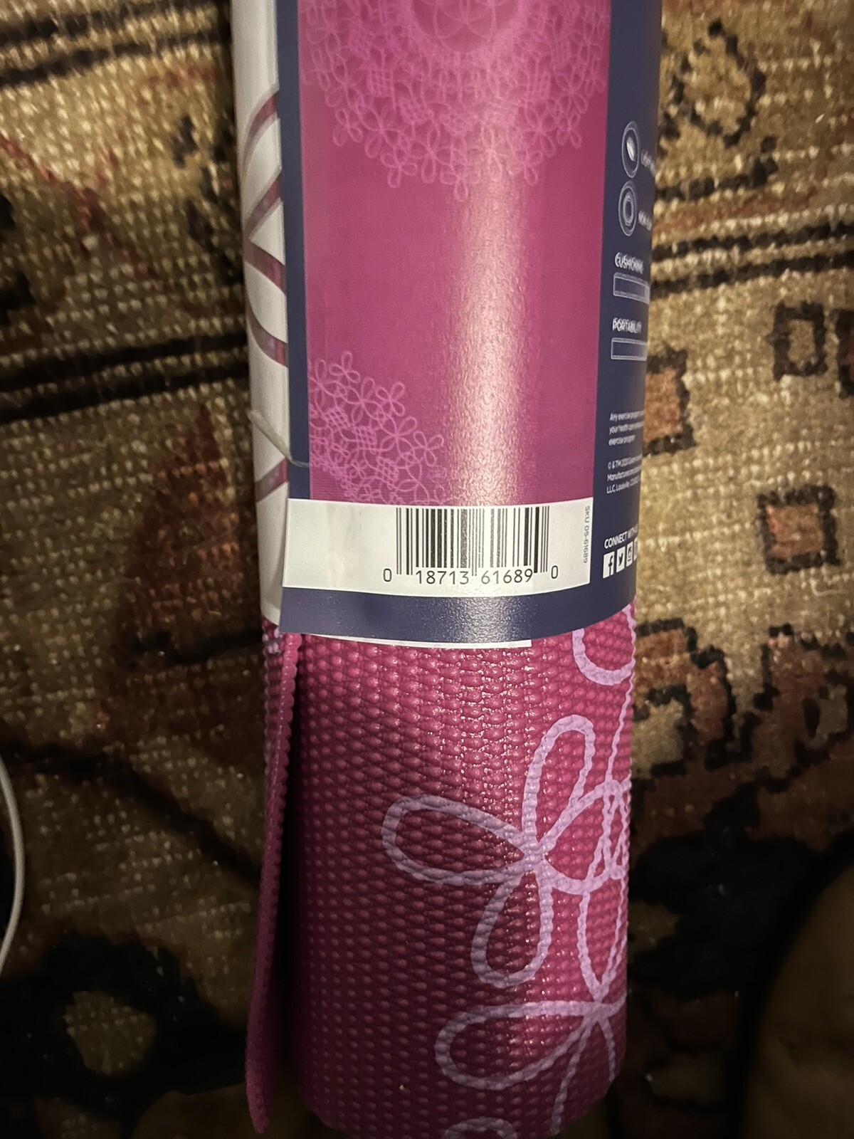 New GAIAM 4MM CLASSIC YOGA MAT