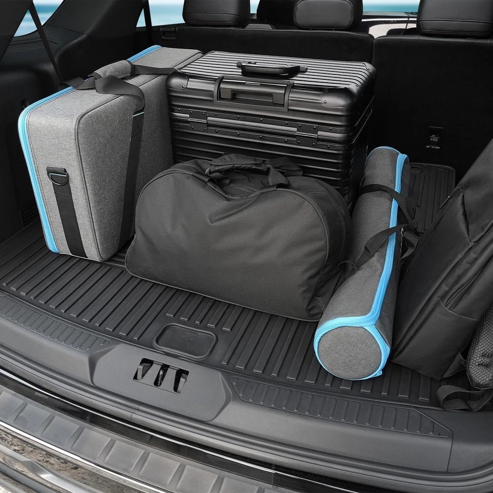 Floor Mats for 2025 2020-2024 Ford Explorer (6-seat), All Weather TPE Floor Mat