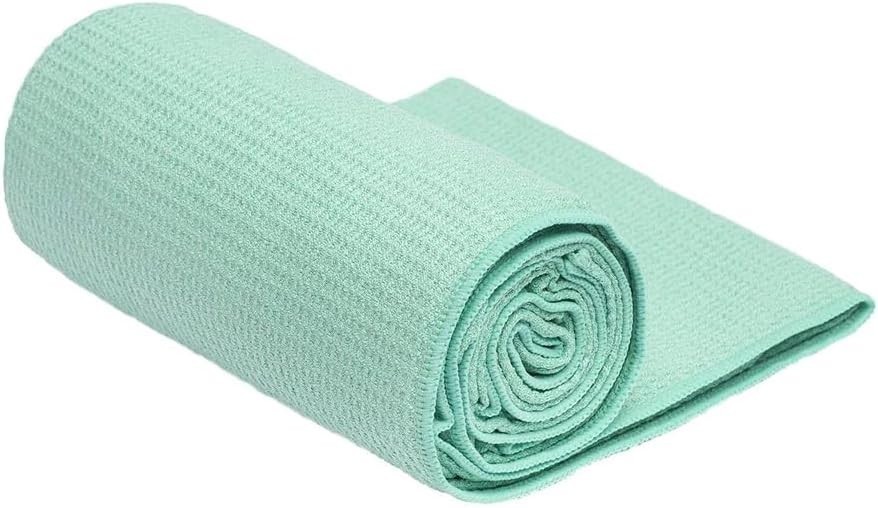 Hot Yoga Towel – Mat-Sized, Microfiber, Super Absorbent, Anti-Slip, Injury Fr…