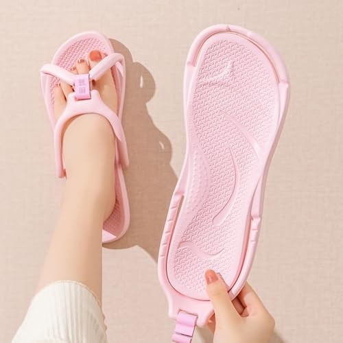 Travel Slippers Shower Foldable Shoes Quick Drying 6-6.5 Women/4.5-5 Men Green