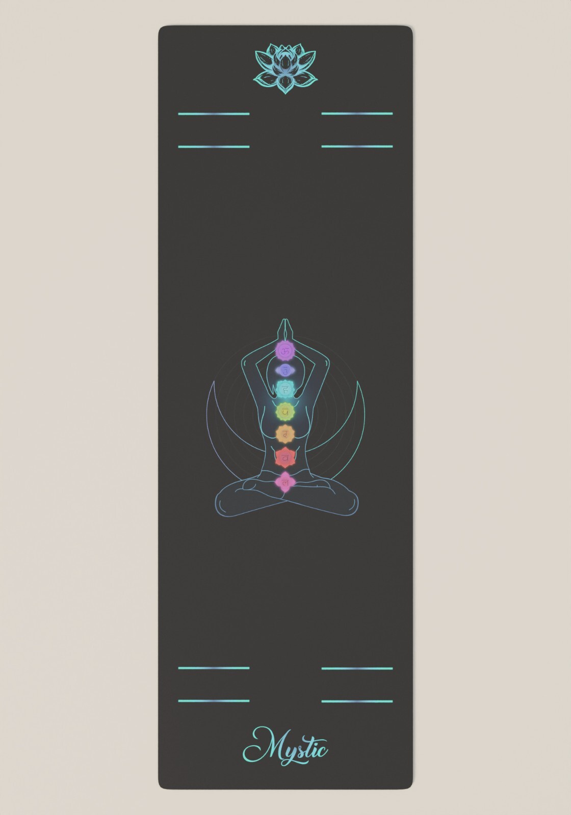 7 Chakra Woman Yoga Mat – Mystic Brand (5MM PU Rubber)