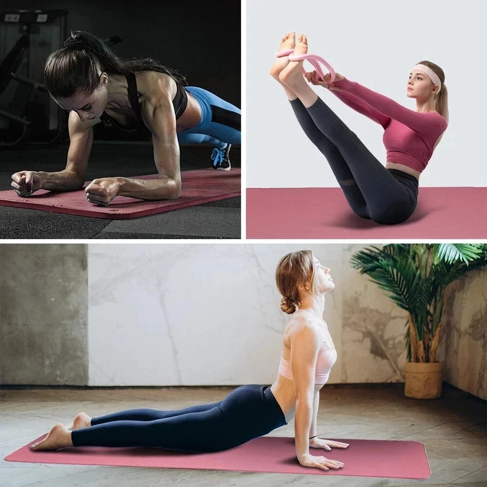 Extra Thick Exercise Yoga Pilates Mat Gym Fitness