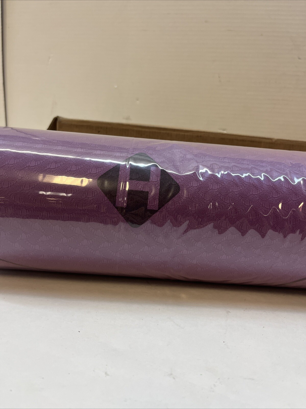 YOGA EXERCISE MAT, HH-COMP -TPE, 1/4″ THICK, PURPLE, NEW IN BOX # 350 -00002