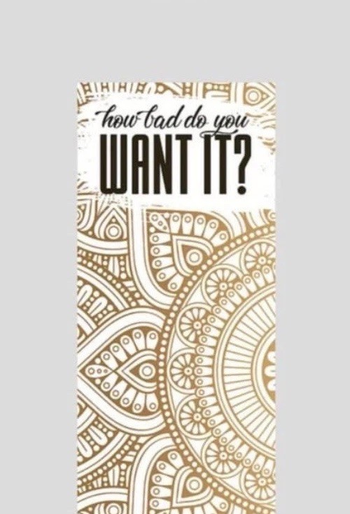 HOT YOGA MAT TOWEL / COVER With “How Bad Do You Want It” Text With Pockets