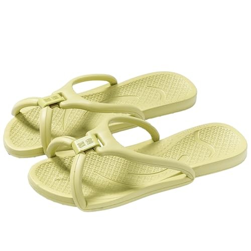 Travel Slippers Shower Foldable Shoes Quick Drying 6-6.5 Women/4.5-5 Men Green