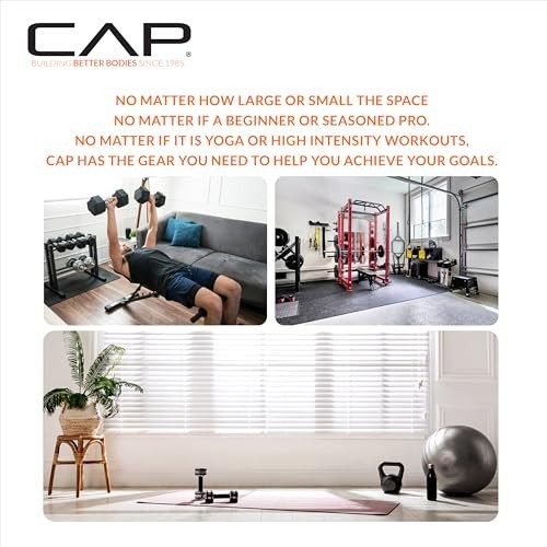 High Density 1/2-Inch Exercise Yoga Mat with Strap | Non-Slip, Multiple Colors