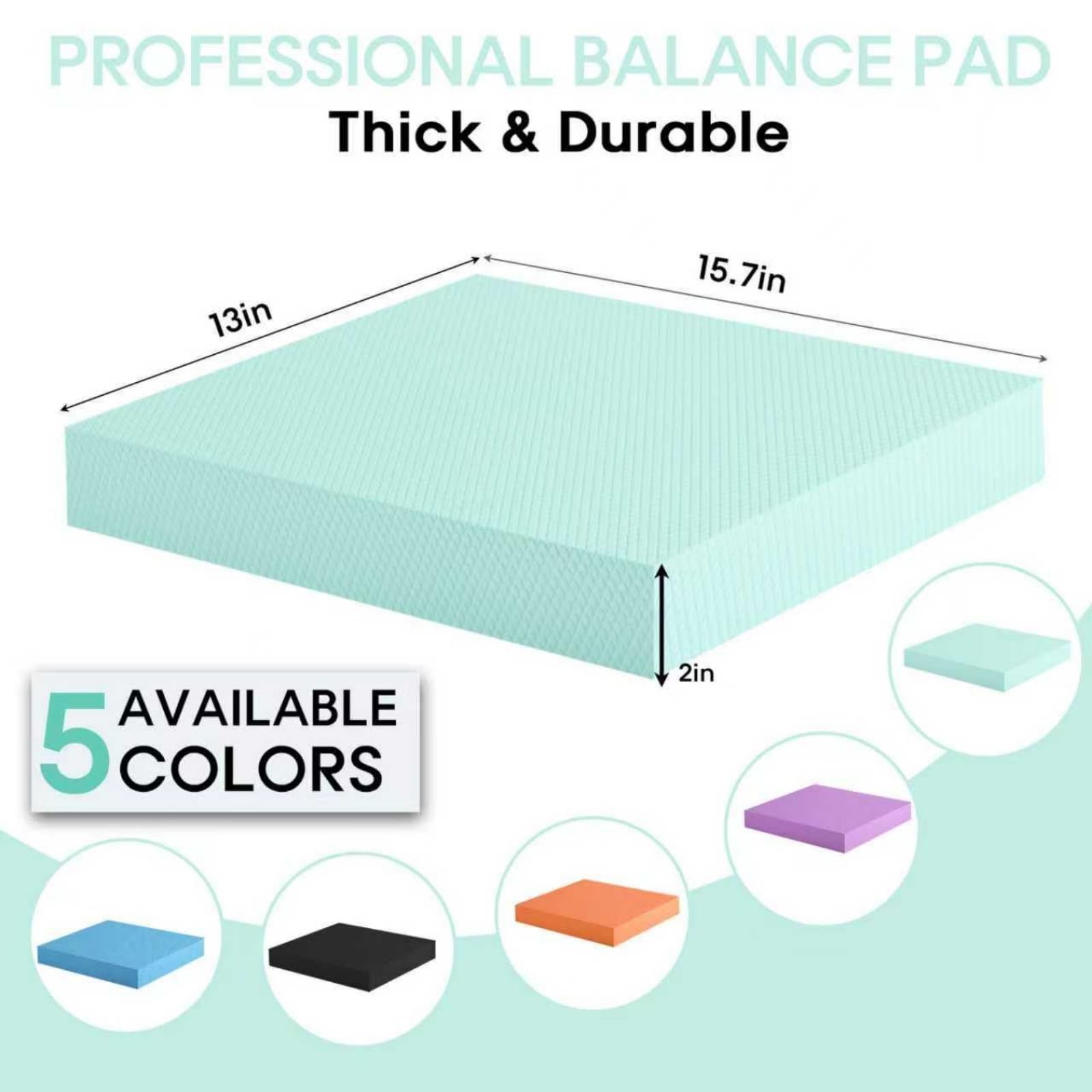Balance Pad – Stability Trainer for Balance, Stretching, Physical Therapy,