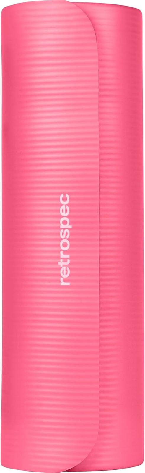 Solana Yoga Mat 1″ Thick W/Nylon Strap for Men & Women – Non Slip Exercise Mat