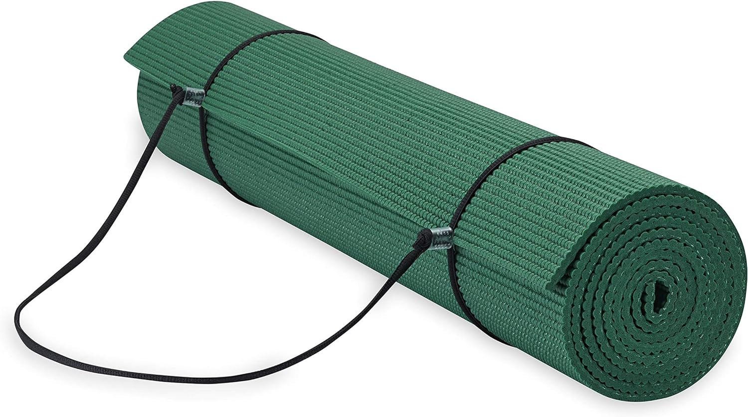 Premium Yoga Mat 72″x24″ Non-Slip Fitness Exercise Mat w/ Carry Sling Strap 1/4″