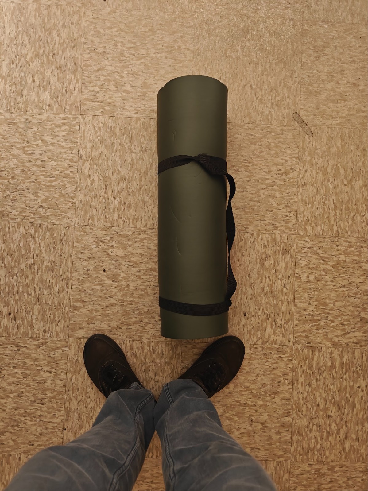Yoga and Pilates 6mm Thick Mat – green