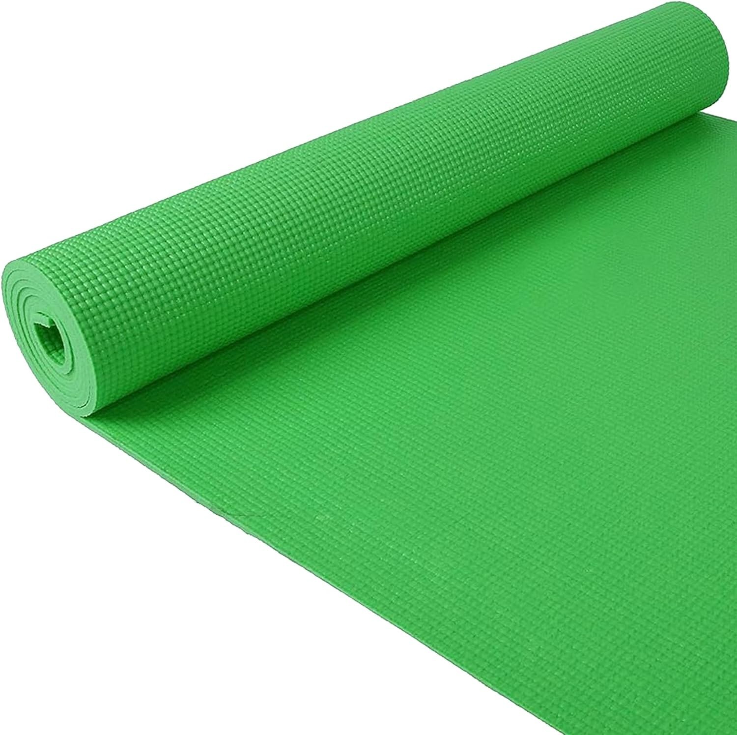 All Purpose 1/4-Inch High Density Anti-Tear Exercise Yoga Mat with Carrying S…