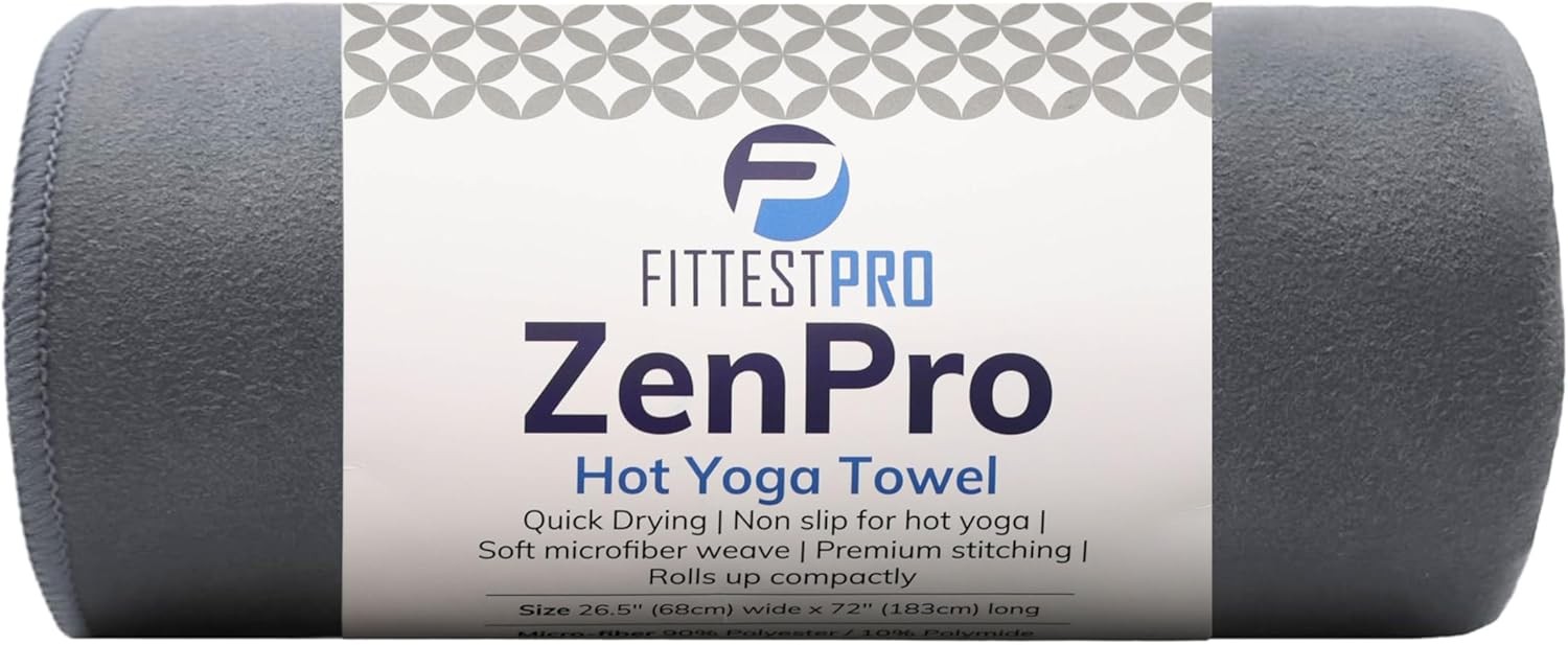 Fittest Pro Non-Slip Hot Yoga Towel Super Absorbent 72×26