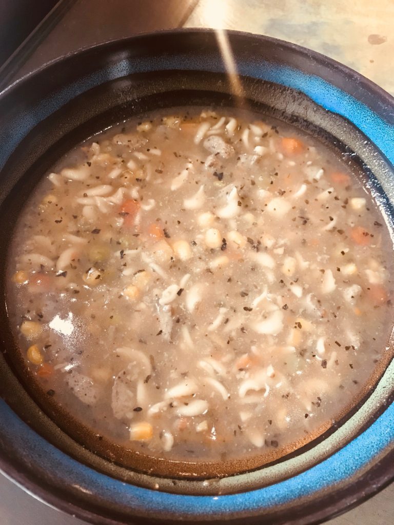 chicken and sausage soup